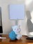Mavi Sim Yumak Tutan Oturan Kawaii Kedi Temalı Not Tutacağı Fotoğraf Tutacak Tutucu Ofis Hediyelik 2