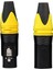 Çift 3 Pin Xlr Kablo Konnektörü Erkek ve Dişi -Sarı + Siyah (Yurt Dışından) 4