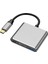 3'ü 1 Arada Type C - HDMI Adaptörü 4K 1080P USB Hub Yerleştirme Istasyonu Gri (Yurt Dışından) 1