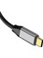 3'ü 1 Arada Type C - HDMI Adaptörü 4K 1080P USB Hub Yerleştirme Istasyonu Gri (Yurt Dışından) 5