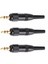 Sennheiser Için 3.5mm Fiş Stereo Vida Kilitli Ses Kilit Konnektörü (Yurt Dışından) 3