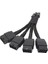 18AWG 4X8PIN Pcı-E - 16PIN(12+4) Pcı-E 5.0 Uzatma Kablosu 10CM (Yurt Dışından) 5