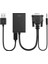 VGA - HDMI Uyumlu Dönüştürücü 1080P Hd Adaptörü Ses Kablosuyla (Yurt Dışından) 1