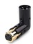 Adet 3pin Xlr Açı Adaptörü Erkekten Dişiye Dik Açı Xlr Adaptörü (Yurt Dışından) 1