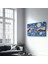 Abstract Van Gogh Dekorasyon Cam Duvar Tablosu 4