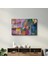 Oil Paint Abstract Dekorasyon Cam Duvar Tablosu 2