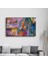 Oil Paint Abstract Dekorasyon Cam Duvar Tablosu 3