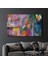 Oil Paint Abstract Dekorasyon Cam Duvar Tablosu 5