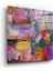Abstract Art Dekorasyon Cam Duvar Tablosu 1