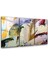 Abstract Oil Paint Patterns - Trio Dekorasyon Cam Duvar Tablosu 1