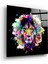 Lion Abstract Dekorasyon Cam Duvar Tablosu 1
