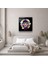 Lion Abstract Dekorasyon Cam Duvar Tablosu 2