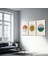 Abstract Sun - Trio Dekorasyon Cam Duvar Tablosu 4