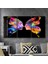 Butterfly Abstract Faces - Trio Dekorasyon Cam Duvar Tablosu 3