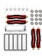 S50 T7PRO T6 P5 S5 Elektrikli Süpürge Hepa Filtre Paspas Bezi Parçası 2 x Silindir Ana Yan Fırça 3x Üniversal Tekerlek (Yurt Dışından) 1