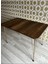Gold Metal Ayaklı 70 x 110 Barok Mutfak Masası -Balkon-Çalışma Masası 4