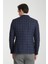 Vasco Koyu Lacivert Erkek Ekose Kareli Esnemeyen Kumaş Slim Fit Blazer Ceket 4