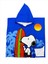Erkek Çocuk Snoopy Karakter Baskılı Panço Standart Beden Plaj Havlusu 1