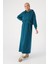 Açık Petrol-Kısa Hırkalı Kolsuz Elbiseli Takım 2