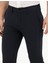 Erkek Lacivert Slim Fit Çizgili Kanvas Pantolon 50284218-VR033 6