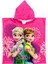 Kız Çocuk Standart Boy Frozen Baskılı Panço Plaj Havlusu 1