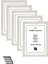 5 Adet A4 Çerçeve Gerçek Camlı Belge Diploma Resim Fotoğraf Asılabilir 21 x 29.7 cm 1