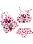 Kız Çocuk Minnie Mause Baskılı Çantalı Bikini Takım 1