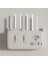 Siyah Polikarbon Wifi Kutusu Kedi Desenli Duvar Asılabilir Sigorta ve Modem Saklama Kutusu 25X15X6 cm 4