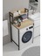 Ludlow Çamaşır Makinesi Üstü Düzenleyici Banyo Rafı Banyo Organizer Raflı Çamaşır Makinası Düzenleyici LU03-SM 3