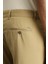 Slim Fit Dar Kesim Desenli Likralı Kanvas / Chino Pantolon 4