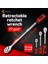 NO.45295 Stili Diş Uzatmalı Teleskopik Ratchet Soket Anahtarı Aracı Plaka Ratchet Kolu Anahtar (Yurt Dışından) 2