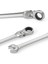 6mm Tarzı Esnek Başlıklı Kombine Ratchet Anahtar Takımı - Çift (Yurt Dışından) 3