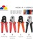 Hsc8 6-4 1200PCS Tarzı B Hsc8 Presleme Pense Hsc Tüp Tip Iğne Terminal Kutu Seti Mini Basınç Teli Halka Aletleri (Yurt Dışından) 1