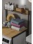 Ludlow Sepetli Metal Çamaşır Makinesi Üstü Düzenleyici Banyo Rafı Banyo Organizer LU08-SM 3