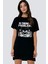 Taz Problem Siyah Kısa Kollu Penye T-Shirt Elbise 1