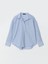 Lcw Vision Çizgili Oversize Oxford Kadın Gömlek 5