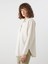 Lcw Vision Keten Karışımlı Oversize Kadın Gömlek 1