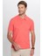 Erkek Slim Fit Dar Kesim Pamuklu Yumuşak Dokulu Serin Tutan Kumaş Düz Pike Polo Yaka T-Shirt 1