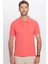Erkek Slim Fit Dar Kesim Pamuklu Yumuşak Dokulu Serin Tutan Kumaş Düz Pike Polo Yaka T-Shirt 4