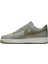 Air Force 1 '07 Lv8 Leather Unisex Sneaker Swoosh Hakiki Deri Günlük Spor Ayakkabı Yeşil 2