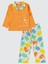 Erkek Çocuk Pijama Takımı 2-5 Yaş Oranj 1