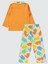 Erkek Çocuk Pijama Takımı 2-5 Yaş Oranj 2