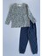 Leopar Desen Kız Çocuk Pijama Takımı 1