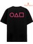 Squid Game Baskılı Oversize Tişört 3