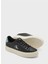 Kadın Yüksek Rahat Taban Deri Siyah Sneaker YW0YW01669-0GX 2