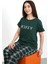 Kısa Kollu Pamuk KADIN Pijama Takımı- Sevgili Pijaması- TEK ADET 2