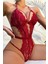 Fantazi Kadın Kırmızı Dantelli Şık Seksi Gecelik BC9241 2