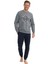 Erkek Uzun Kollu Yuvarlak Yaka Eşofman Pijama Takımı S25818 1