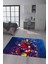 Kaymaz Taban Makinada Yıkanabilir Dijital Baskı Marvel Desenli Genç Odası Halısı Dot Taban Halı GNC22 1