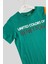 4-14 Yaş Benetton Punc Detay Erkek Çocuk Tshirt Yeşil 3